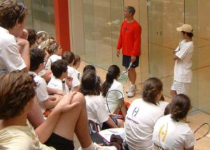 Squash Coaching Session