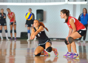 Tennis Camp Team Huddle